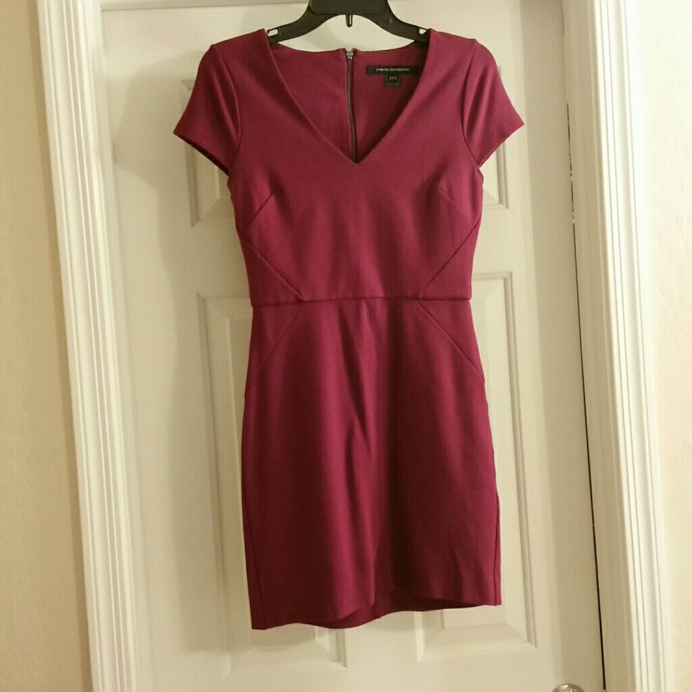 French connection sz 4 6 mini dress purple pinkish